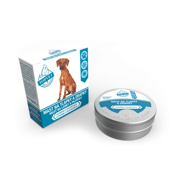 Topvet Mast na tlapky a drápky pro psy 50 ml