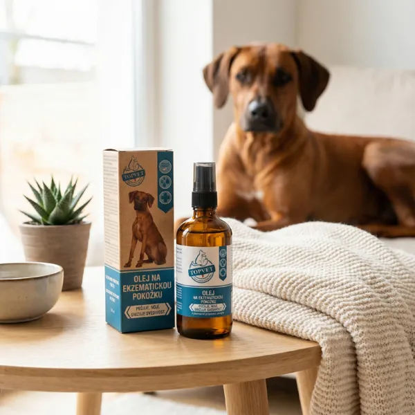 Topvet Olej na ekzematickou pokožku pro psy 100 ml