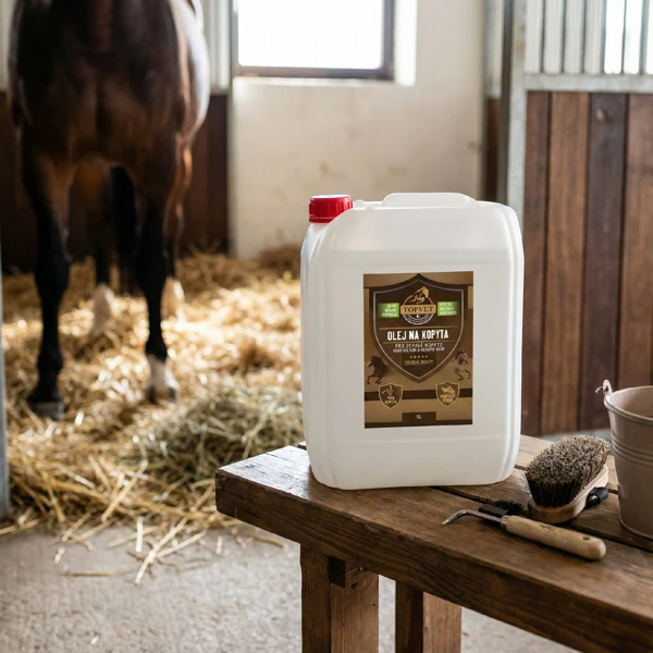 Topvet Olej na kopyta - pro zdravé kopyto pro koně 5 l 5000 ml
