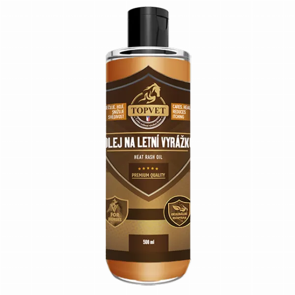 Topvet Olej na letní vyrážku pro koně 500 ml