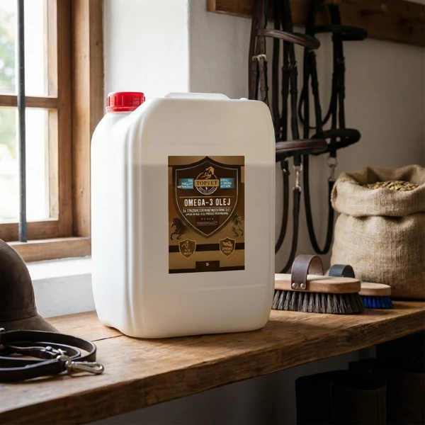 Topvet Omega-3 olej pro koně 5 l 5000 ml