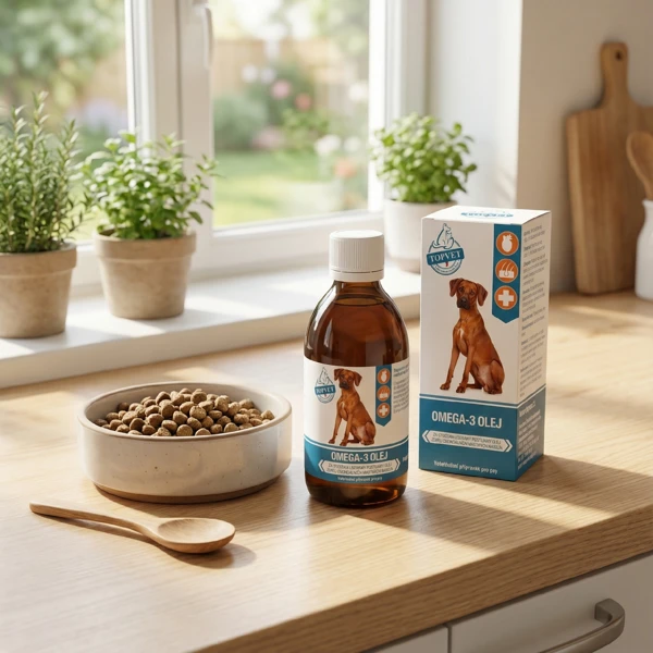 Topvet Omega-3 olej pro psy 200 ml