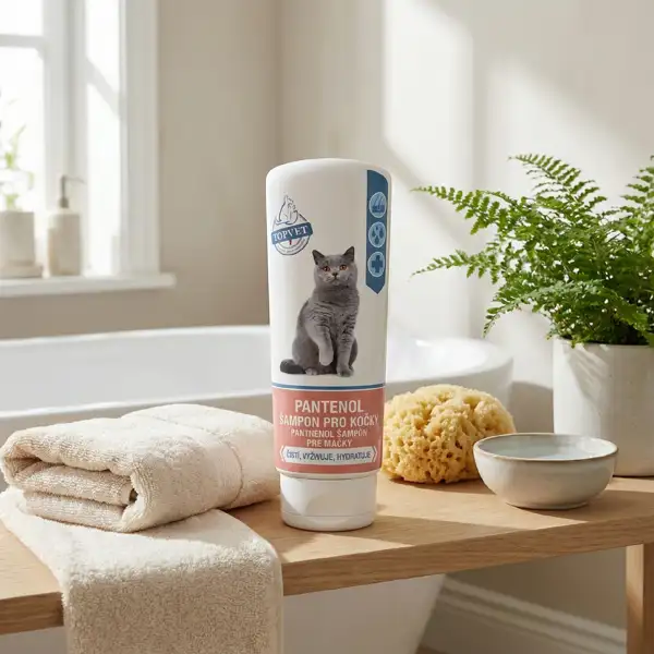 Topvet Pantenol šampon pro kočky 200 ml