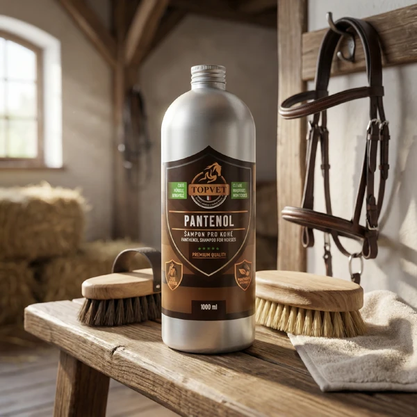 Topvet Pantenol šampon pro koně 1000 ml
