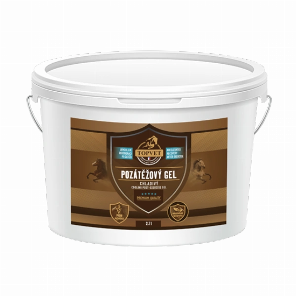 Topvet Pozátěžový gel - chladivý pro koně 2;7 l 2700 ml