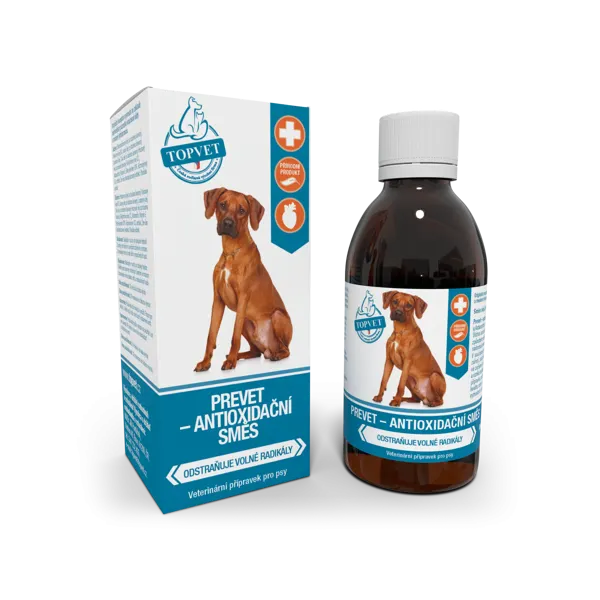 Topvet PREVET antioxidační směs pro psy 200 ml