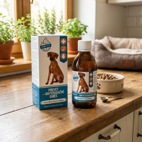 Topvet PREVET antioxidační směs pro psy 200 ml