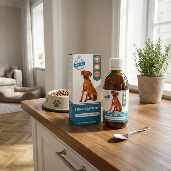 Topvet Sirup Beta-Glucan pro psy 200 ml