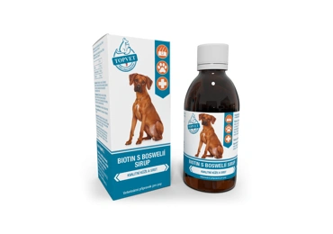 Topvet Sirup Biotin s boswelií pro psy 200 ml