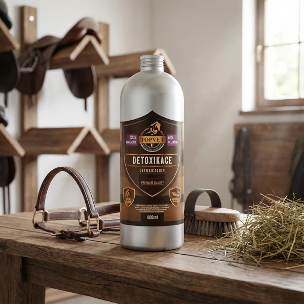 Topvet Sirup Detoxikace pro koně 1000 ml