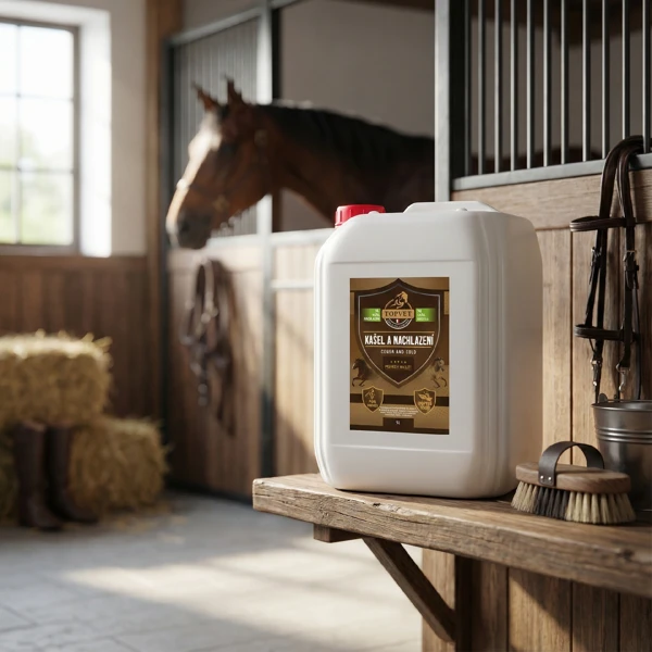 Topvet Sirup Kašel a nachlazení pro koně 5 l 5000 ml