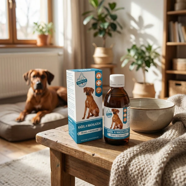 Topvet Sirup Kašel a nachlazení pro psy 200 ml