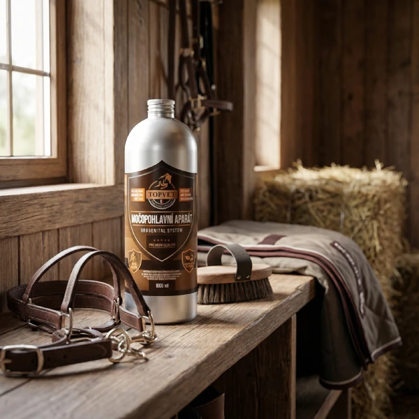 Topvet Sirup Močopohlavní aparát pro koně 1000 ml
