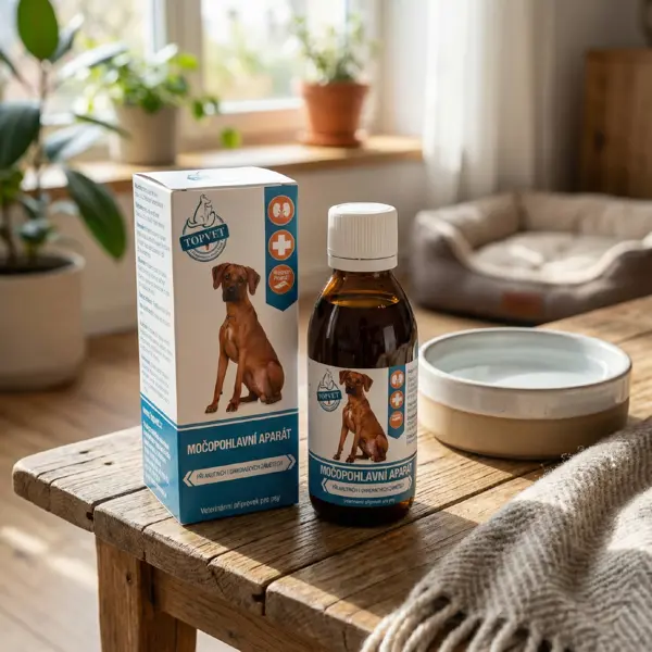 Topvet Sirup Močopohlavní aparát pro psy 200 ml