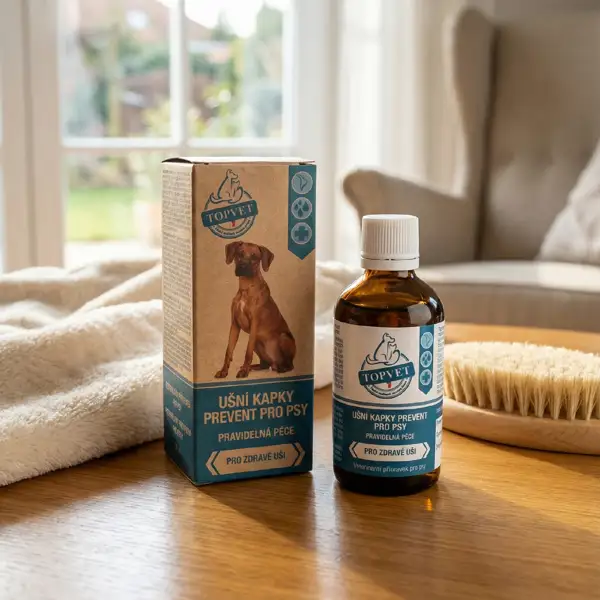 Topvet Ušní kapky prevent pro psy 50 ml