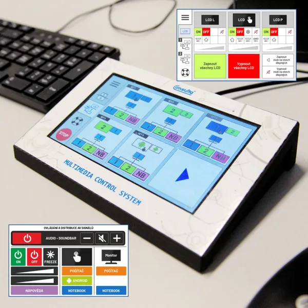 Touch Control System 7 - ovládací multimediální systém