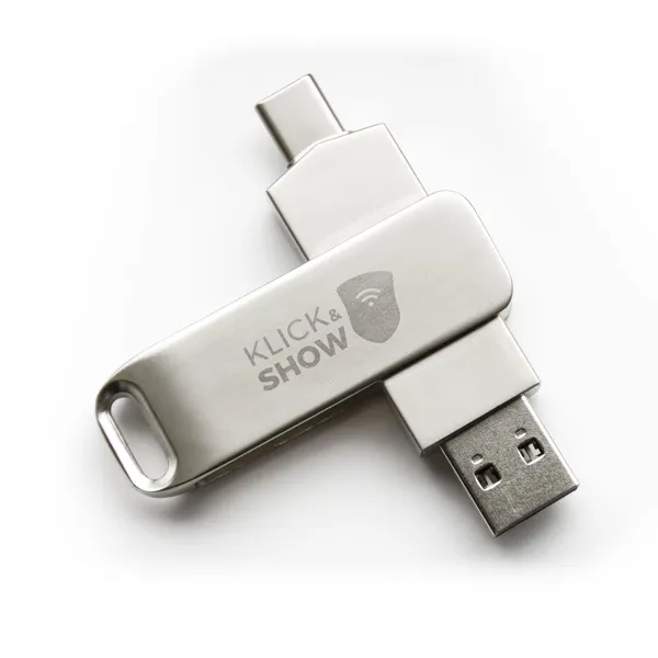 USB disk A/C s předinstalovaným klientem pro PC
