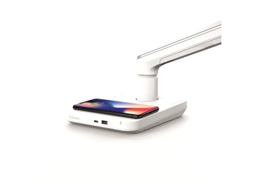 USB hub pro držák monitoru Fellowes TALLO a TALLO Modular s nabíječkou bílá