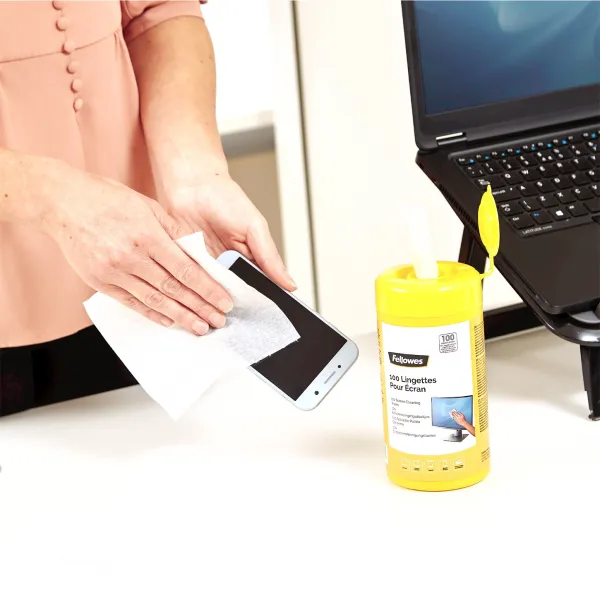 Utěrky Fellowes na obrazovky monitorů
