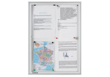 Vitrína s otevíracími dveřmi 63,5x46,1 cm, ECONOMY