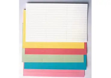 Vkládací štítky do magn. drážek 20x60 mm, 60 ks, červené