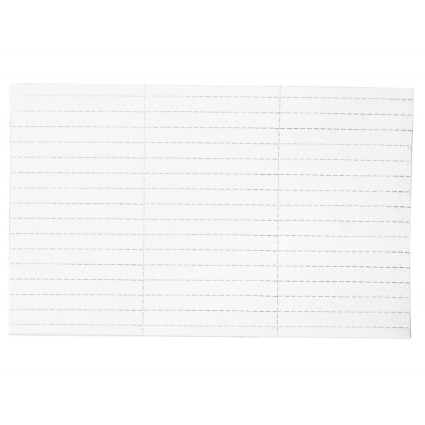 Vkládací štítky do magn. drážek bílé 30x90 mm 40 ks