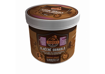 Vlhčené obinadlo k péči o kůži po zhmožděninách