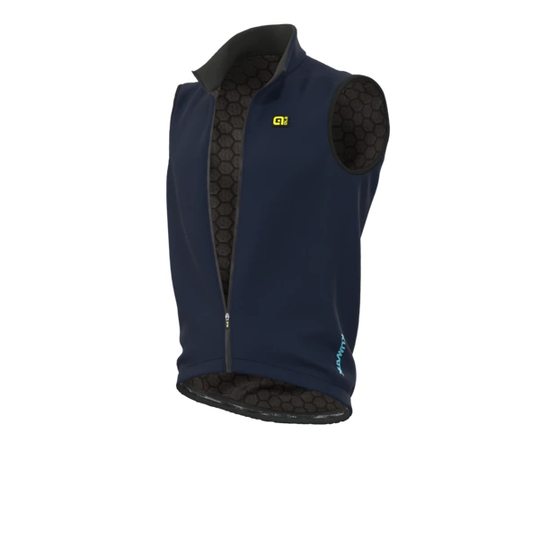 Voděodolná cyklistická vesta ALÉ pánské KLIMATIK GUSCIO  GRAPHENE - Velikost XL