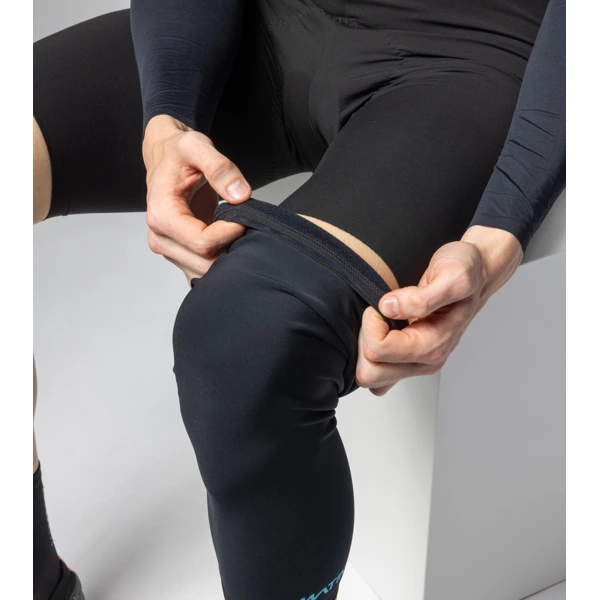 Voděodpudivé cyklistické návleky na kolena KLIMATIK WINTER K-ATMO - Velikost S