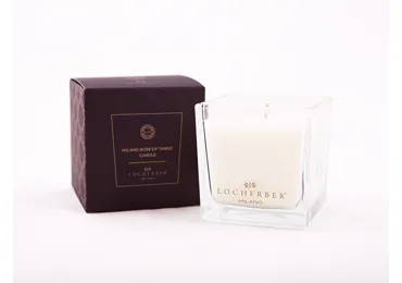 Vonná svíčka s dřevěným knotem s vůní FÍK S RŮŽÍ - 210 g