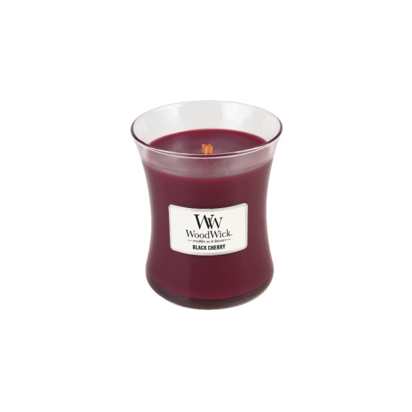 Vonná svíčka s vůní Black Cherry, skleněná váza střední - 275 g