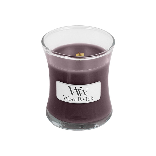 Vonná svíčka s vůní Black Plum Cognac, skleněná váza malá - 85 g