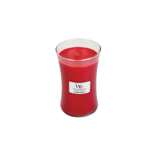 Vonná svíčka s vůní Crimson Berries, skleněná váza velká - 609 g