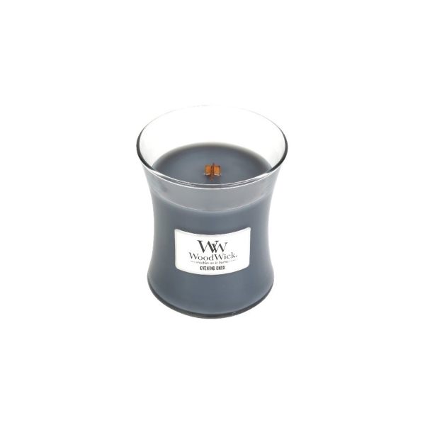 Vonná svíčka s vůní Evening Onyx, skleněná váza střední - 275 g