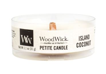 Vonná svíčka s vůní Island Coconut, malá svíčka petite - 31 g