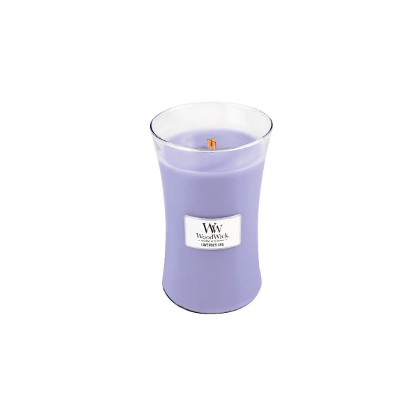Vonná svíčka s vůní Lavender Spa, skleněná váza velká - 609 g