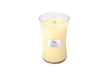 Vonná svíčka s vůní Lemongrass & Lily, skleněná váza velká - 609 g