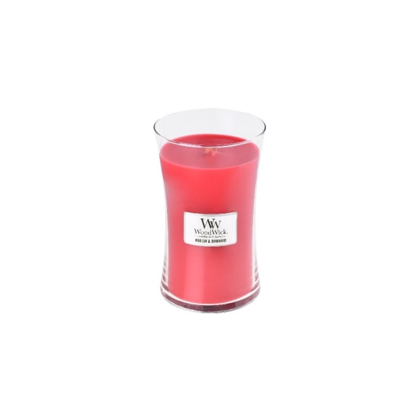 Vonná svíčka s vůní Radish and Rhubarb, skleněná váza velká - 609 g