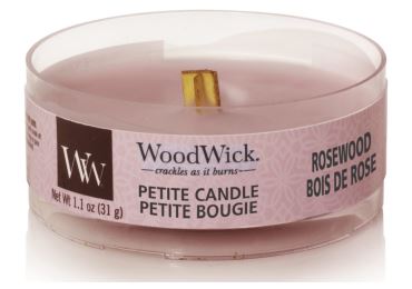 Vonná svíčka s vůní Rosewood, malá svíčka petite - 31 g