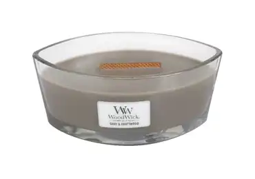 Vonná svíčka s vůní Sand & Driftwood, skleněná loď - 453 g
