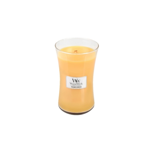Vonná svíčka s vůní Seaside Mimosa, skleněná váza velká - 609 g