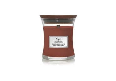 Vonná svíčka s vůní Smoked Walnut & Maple, skleněná váza malá - 85 g