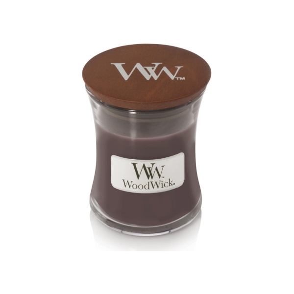 Vonná svíčka s vůní Suede & Sandalwood, skleněná váza malá - 85 g