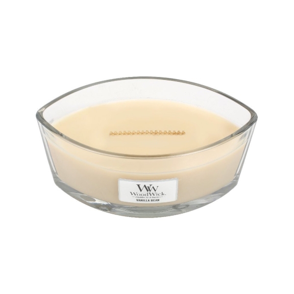 Vonná svíčka s vůní Vanilla Bean, skleněná loď - 453 g