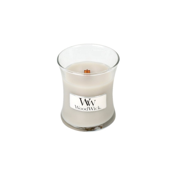 Vonná svíčka s vůní Warm Wool, skleněná váza malá - 85 g
