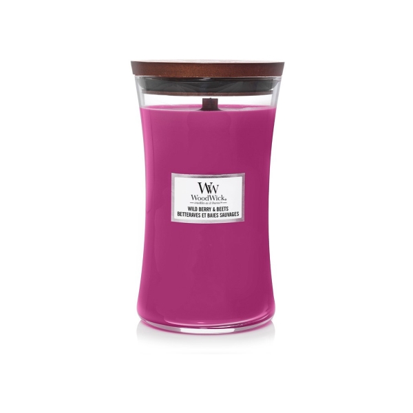 Vonná svíčka s vůní Wild Berry & Beets, skleněná váza velká - 609 g