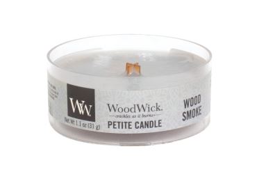 Vonná svíčka s vůní Wood Smoke, malá svíčka petite - 31 g