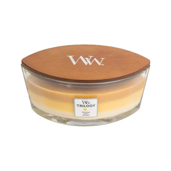 Vonná svíčka Trilogy s vůní Fruits of Summer, skleněná loď - 453 g