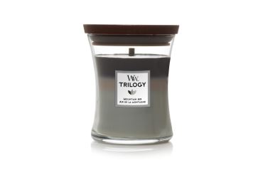 Vonná svíčka Trilogy s vůní Mountain Air, skleněná váza střední - 275 g