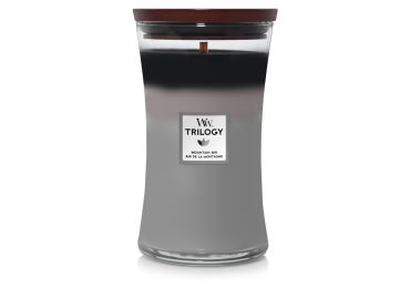 Vonná svíčka Trilogy s vůní Mountain Air, skleněná váza velká - 609 g